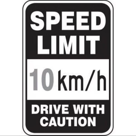 Accuform INTERSECTION SIGN VEHICLES MUST FRR432HP FRR432HP
